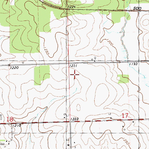 Topographic Map of Loyal Wastewater Treatment Facility, WI