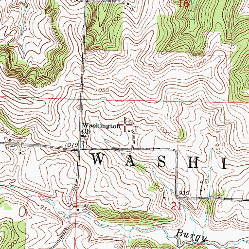 Topographic Map of Torkelson Farm, WI