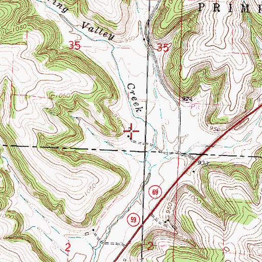Topographic Map of Nixiebabes Dairy Farm, WI