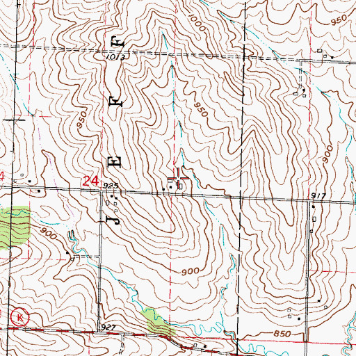 Topographic Map of Figi Valley Farms, WI