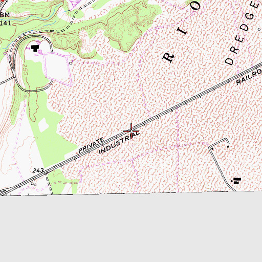 Topographic Map of Glenborough, CA