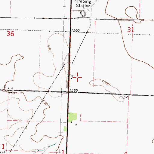 Topographic Map of A B C Farms, IA