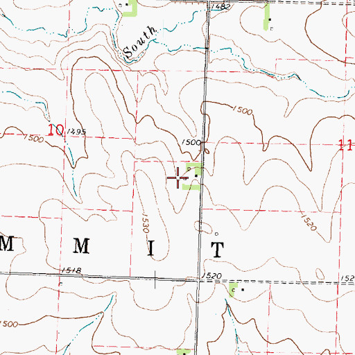 Topographic Map of Sanborn Sow Farm, IA