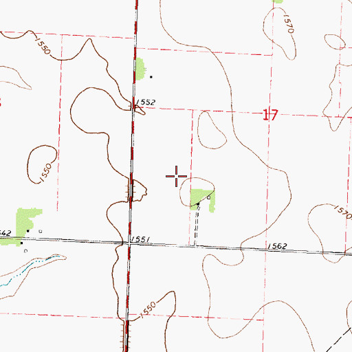 Topographic Map of Van Ess Dairy, IA