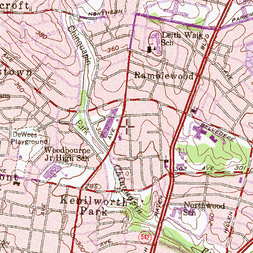 Topographic Map of Greater Church of The Risen Savior and Ministries, MD