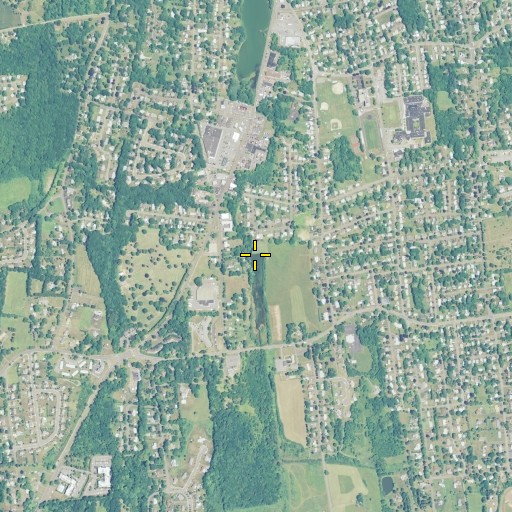 Aerial/Satellite Image of Zoar Pond Dam, CT