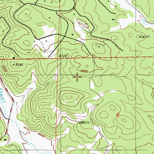 Topographic Map of Parmalee Ditch 2 and 3, CO