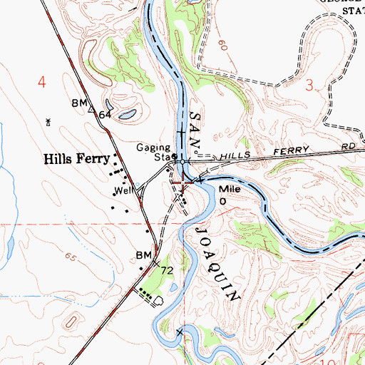 Topographic Map of Merced River, CA
