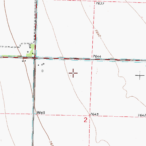 Topographic Map of Rocky Hill Seepage Overflow Ditch, CO
