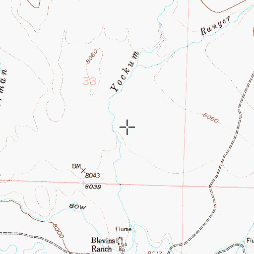 Topographic Map of Saint Frances Ditch Number 1, CO