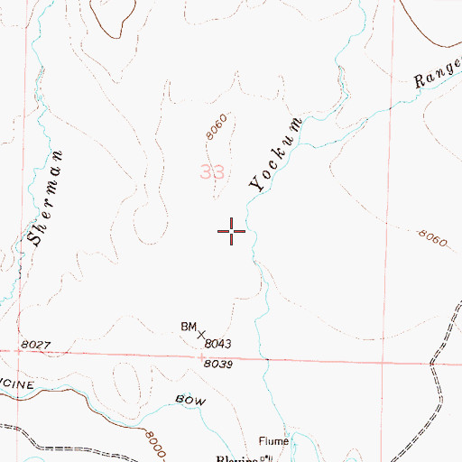 Topographic Map of Saint Frances Ditch Number 2, CO