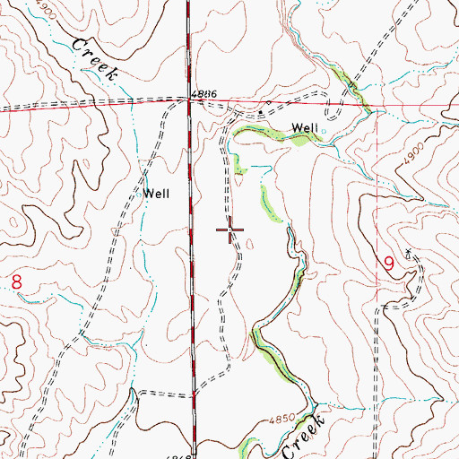 Topographic Map of Seven Cross Ditch-Mapelli Filling Ditch, CO