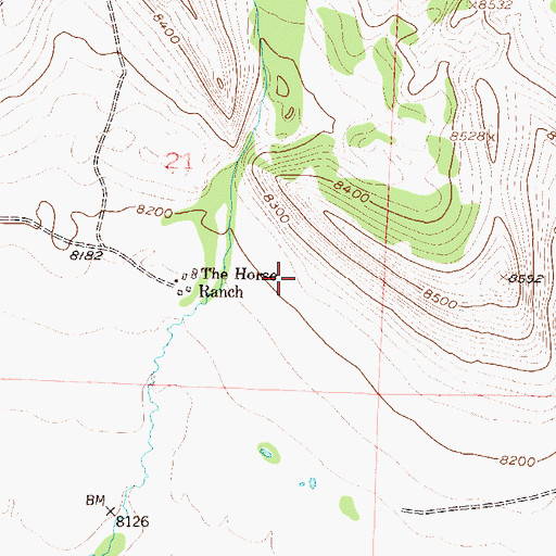 Topographic Map of Sherman Ditch, CO