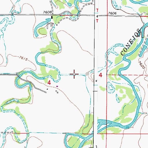 Topographic Map of Smith Brothers Ditch, CO