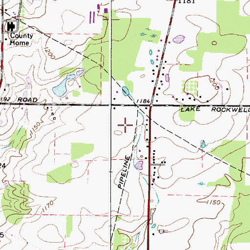 Topographic Map of Guilitto Farm, OH