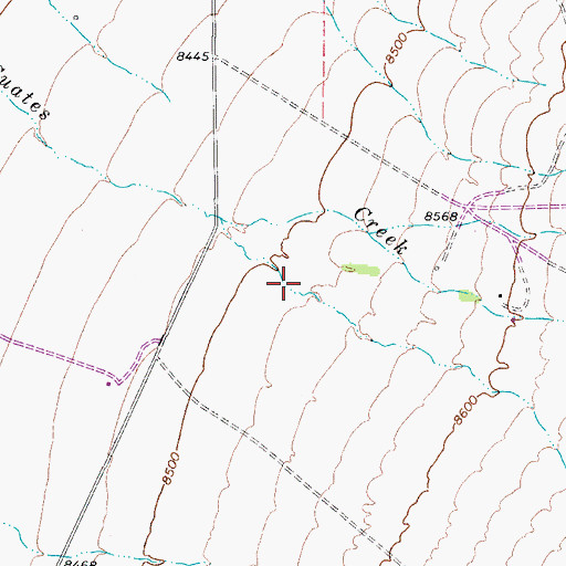 Topographic Map of Torcido Ditch, CO