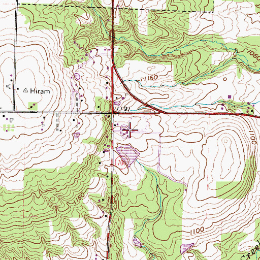 Topographic Map of Panorama Farm, OH