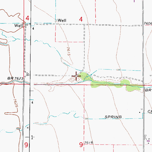 Topographic Map of Weist Ditch, CO