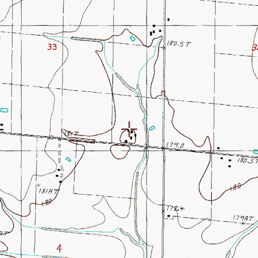 Topographic Map of Probstland Dairy Farm, IL