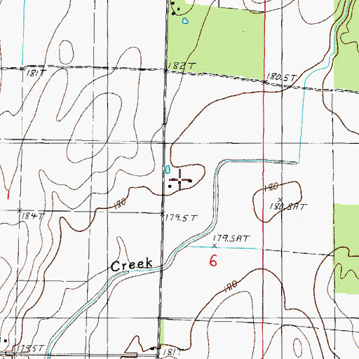 Topographic Map of Niemerg Farms, IL