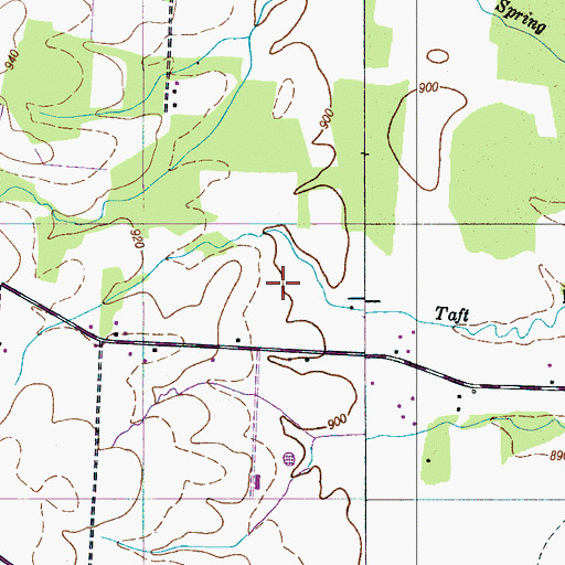 Topographic Map of Circle P Farms, TN