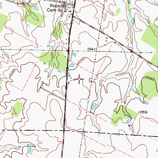 Topographic Map of Heyob Farms, OH