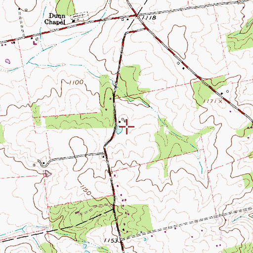 Topographic Map of Fraysier Farms, OH