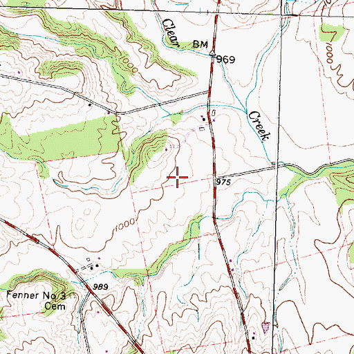 Topographic Map of Smith Acres Farm, OH