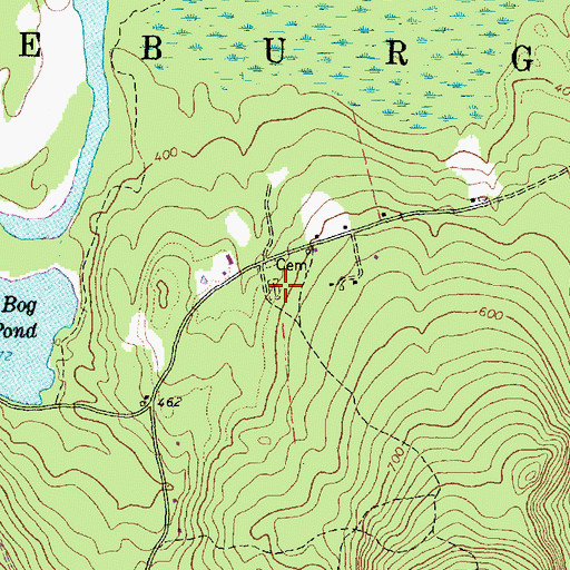 Topographic Map of Menotomy Yard Number 1, ME