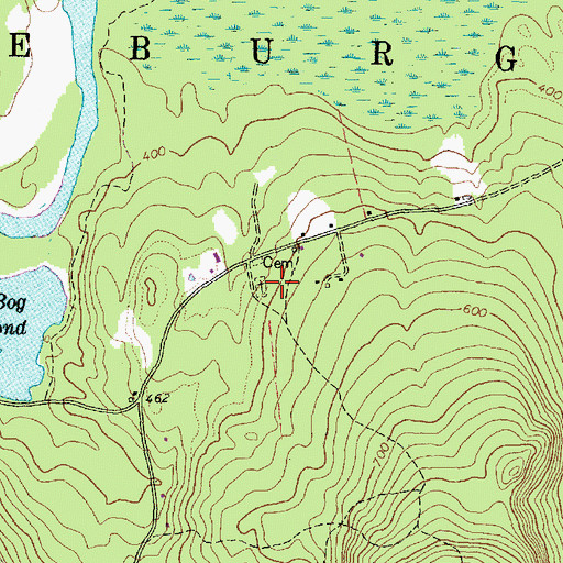 Topographic Map of Menotomy Yard Number 2, ME