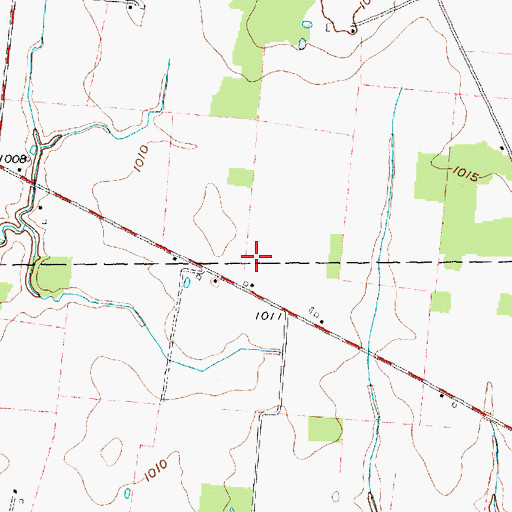Topographic Map of Stahl Farm, OH