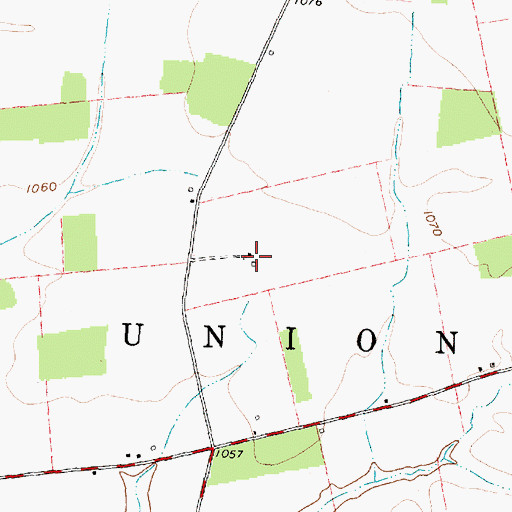 Topographic Map of McKenzie Farms, OH