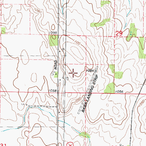 Topographic Map of Crailoo Dairy Farm, WI