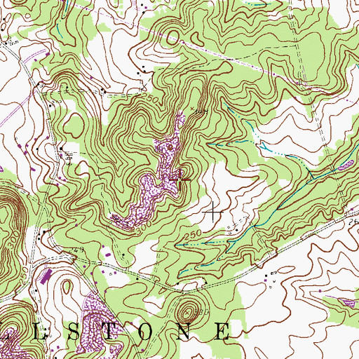 Topographic Map of Millstone Sand and Gravel Pit, NJ