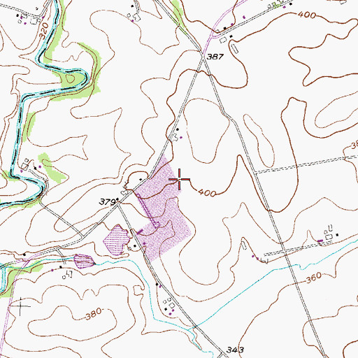 Topographic Map of Landisville Quarry, PA