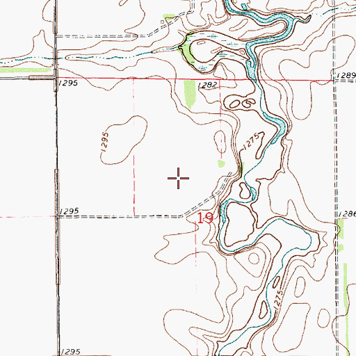 Topographic Map of Camrose Colony, SD