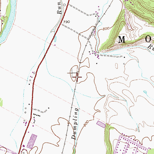 Topographic Map of South Branch Cinema 6, WV