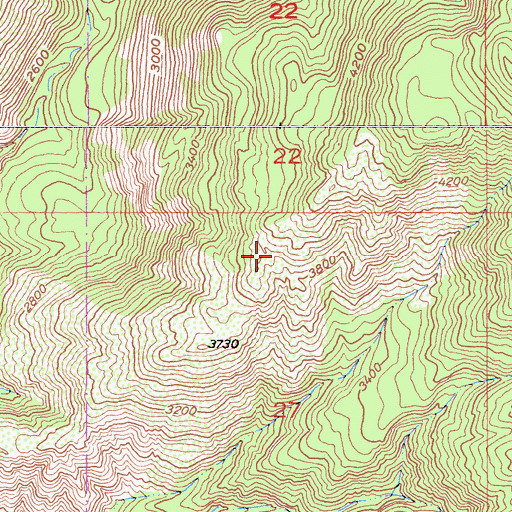 Topographic Map of Mission Trail, CA