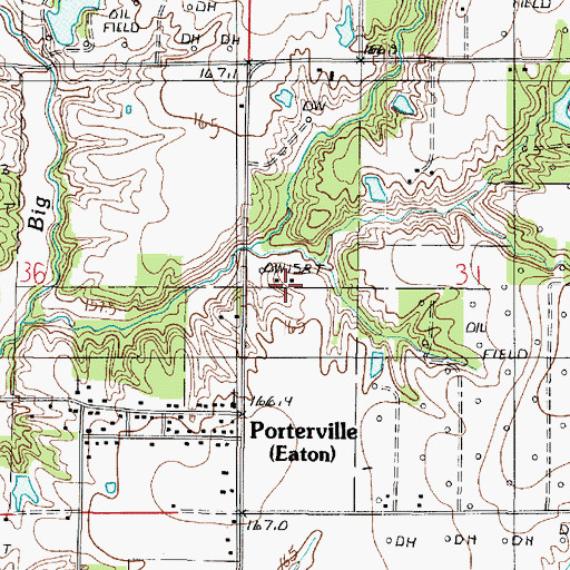 Topographic Map of Crane Hilltop Farm, IL