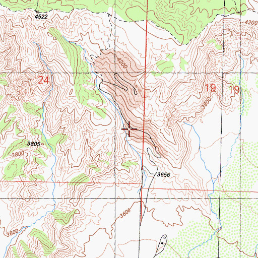 Topographic Map of Ventucopa Quarry, CA
