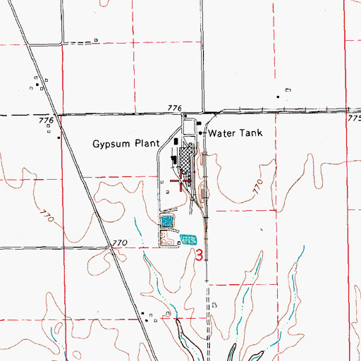 Topographic Map of Sperry Mine, IA