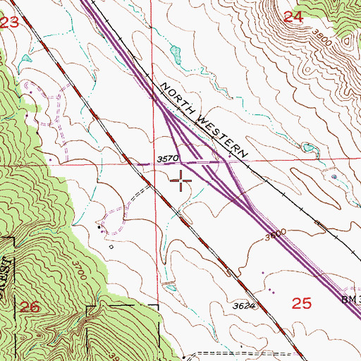 Topographic Map of Summerset City Hall, SD