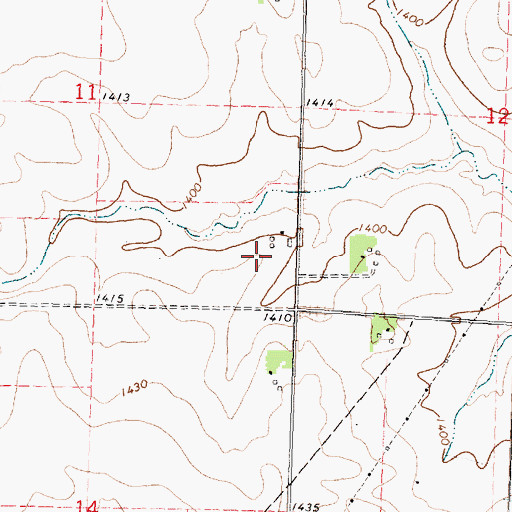 Topographic Map of Ebel Farms, IA