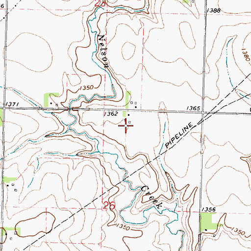 Topographic Map of Barje Farm, IA