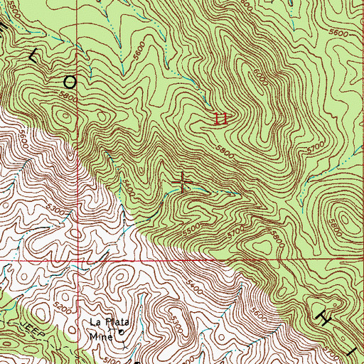 Topographic Map of Canelo Hills, AZ