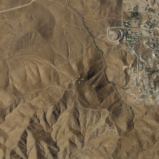 Aerial/Satellite Image of Monument Peak, CA