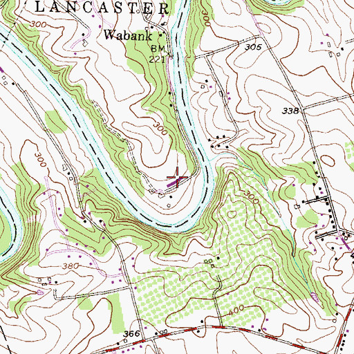 Topographic Map of South Bend Farm, PA