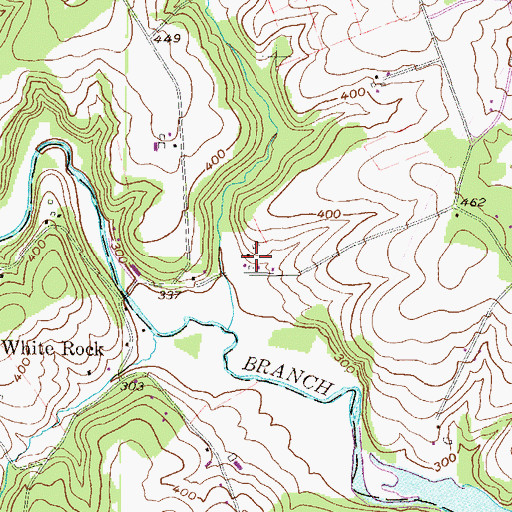 Topographic Map of Pei Valley Farm, PA