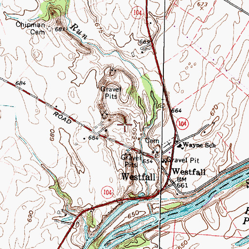 Topographic Map of Gray Barn Farms, OH