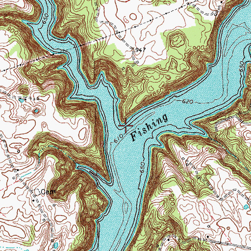 Topographic Map of Big Knob Lick (historical), KY
